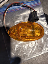 Truck Lite 60425Y 60 Series Turn Signal Light Led, Yellow Oval Lens, 6 Diode