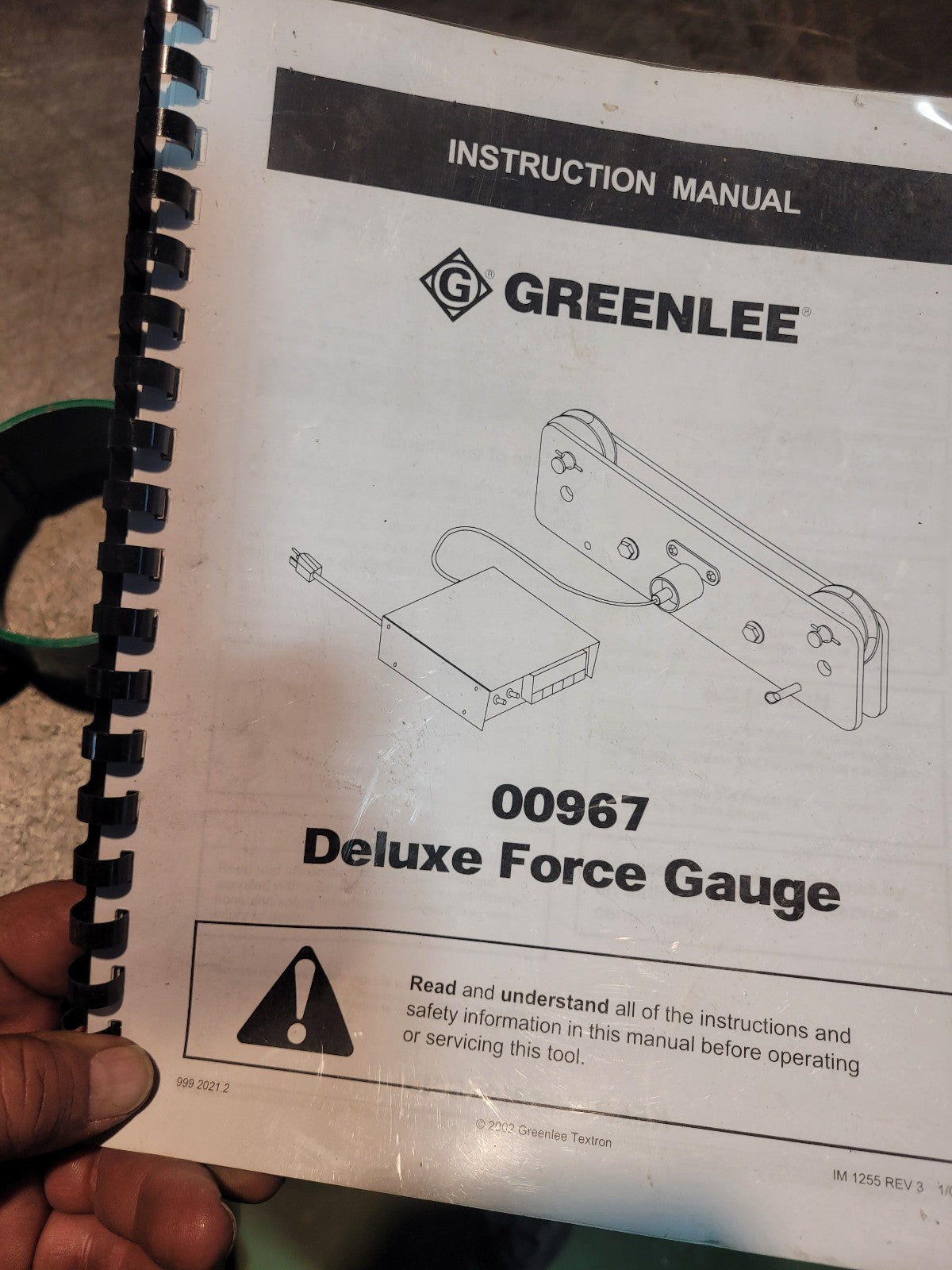 PACKAGE Greenlee 00967 TUGGER Cable Puller Deluxe Force Gauge 79383   REF 2