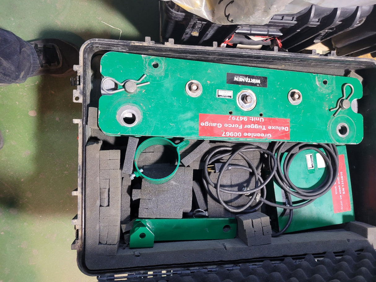 PACKAGE Greenlee 00967 TUGGER Cable Puller Deluxe Force Gauge 94797   REF 3