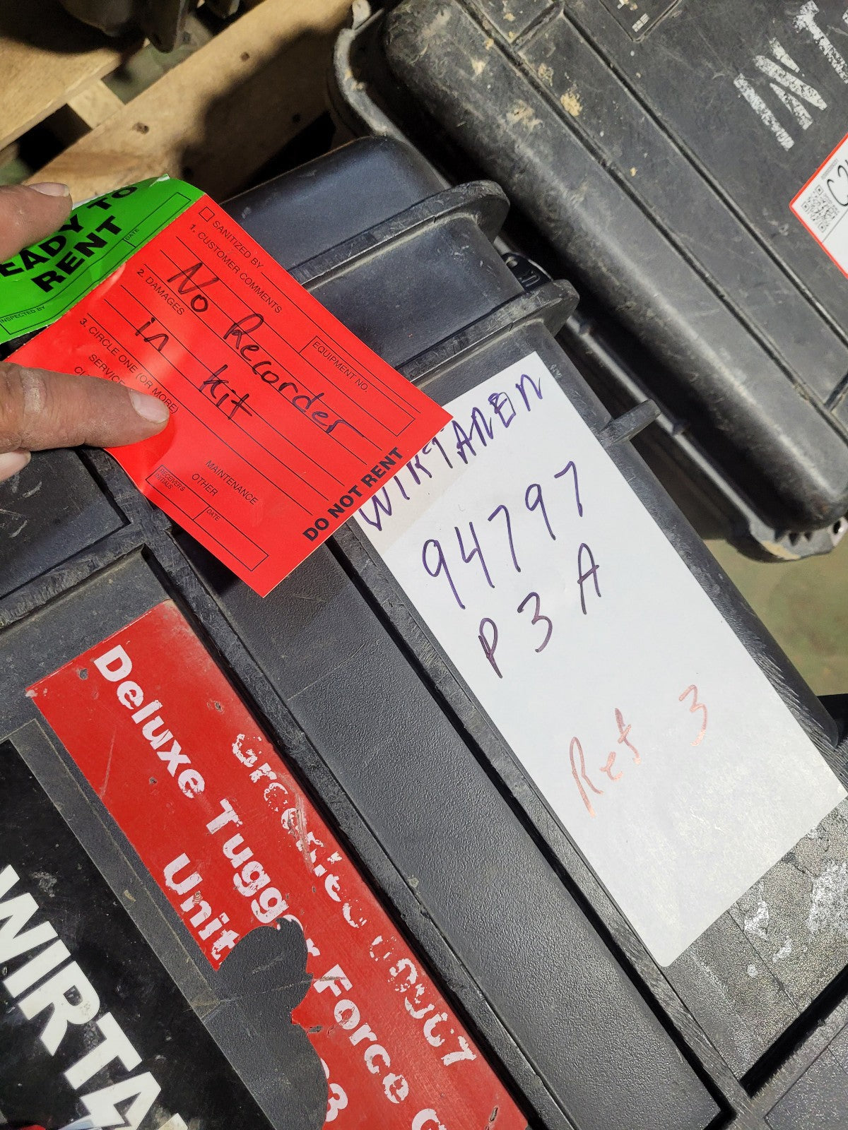 PACKAGE Greenlee 00967 TUGGER Cable Puller Deluxe Force Gauge 94797   REF 3