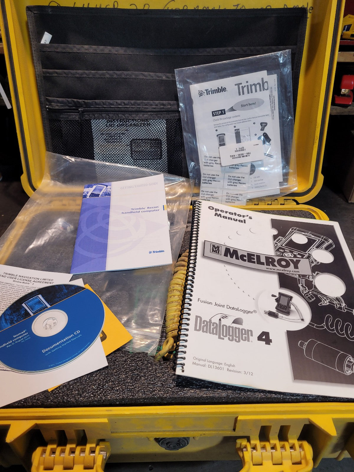 MCELROY DATALOGGER 4 DL4501 MDL3-0265 WITH CASE