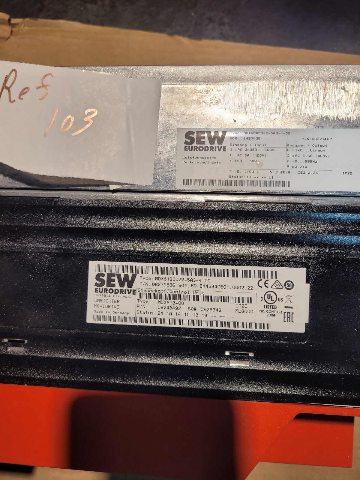 NEW MDX61B0022-5A3-4-00 SEW Eurodrive - 08279586