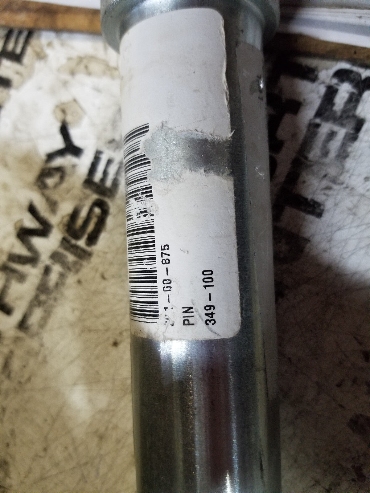 201-00-875 BOTTOM PIN  PIN, BOTTOM, 36MM X 128MM