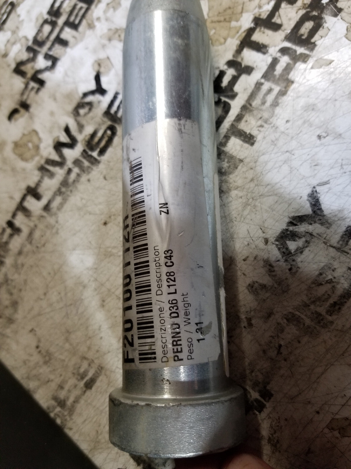 201-00-875 BOTTOM PIN  PIN, BOTTOM, 36MM X 128MM