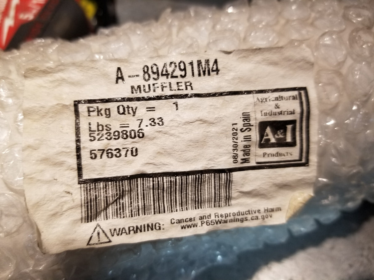 a-894291m4 VAPORMATIC MUFFLER VPE8000 894291m4
