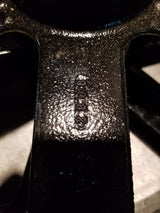 8J001 LANDOLL BRILLION WHEEL  WHEEL 20" DUCTILE NOTCHED 4"