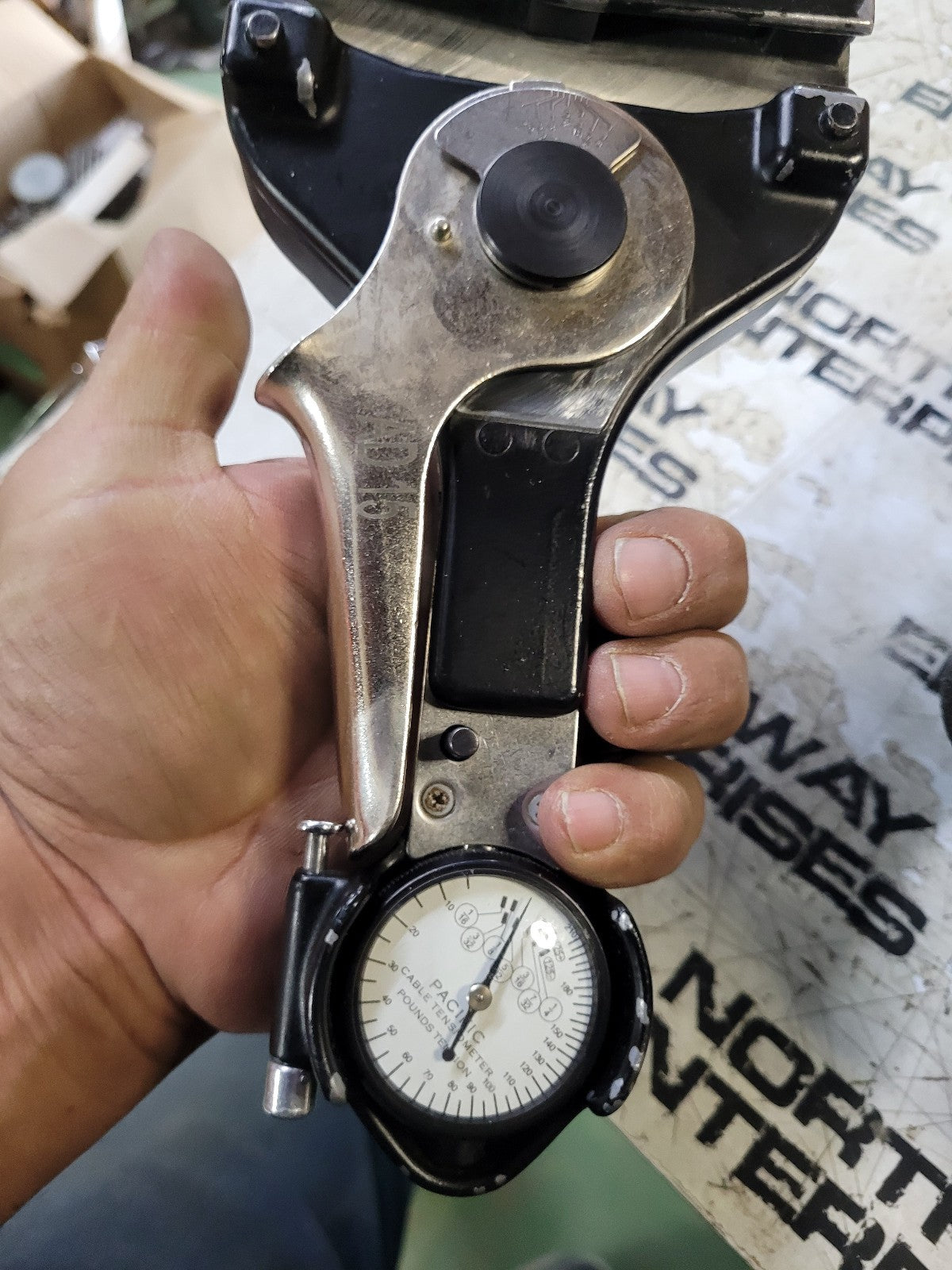 T60-1001-C8-1A Pacific Scientific Cable Tensiometer Tension Gage  w Case