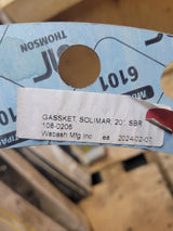 108-0206 SOLIMAR SBR 20" GASKET