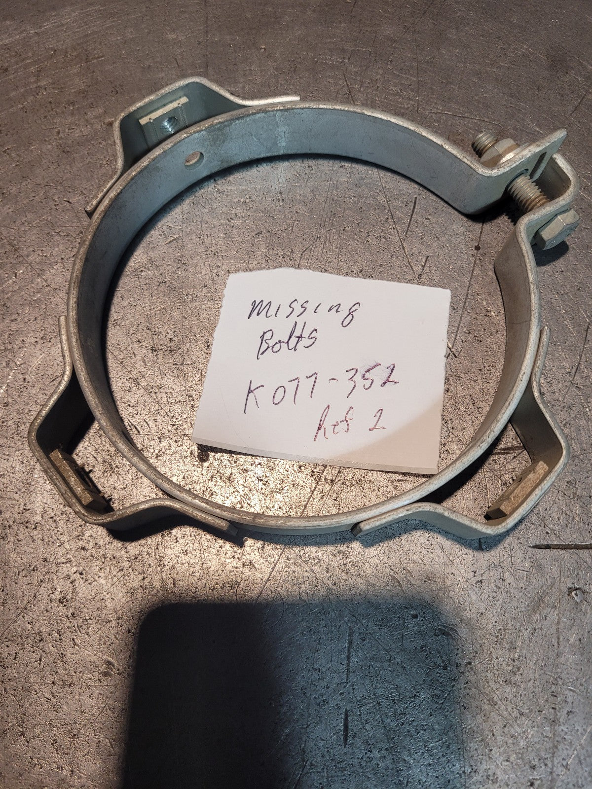 KENWORTH K077-352 CLAMP-PIPE SHIELD
