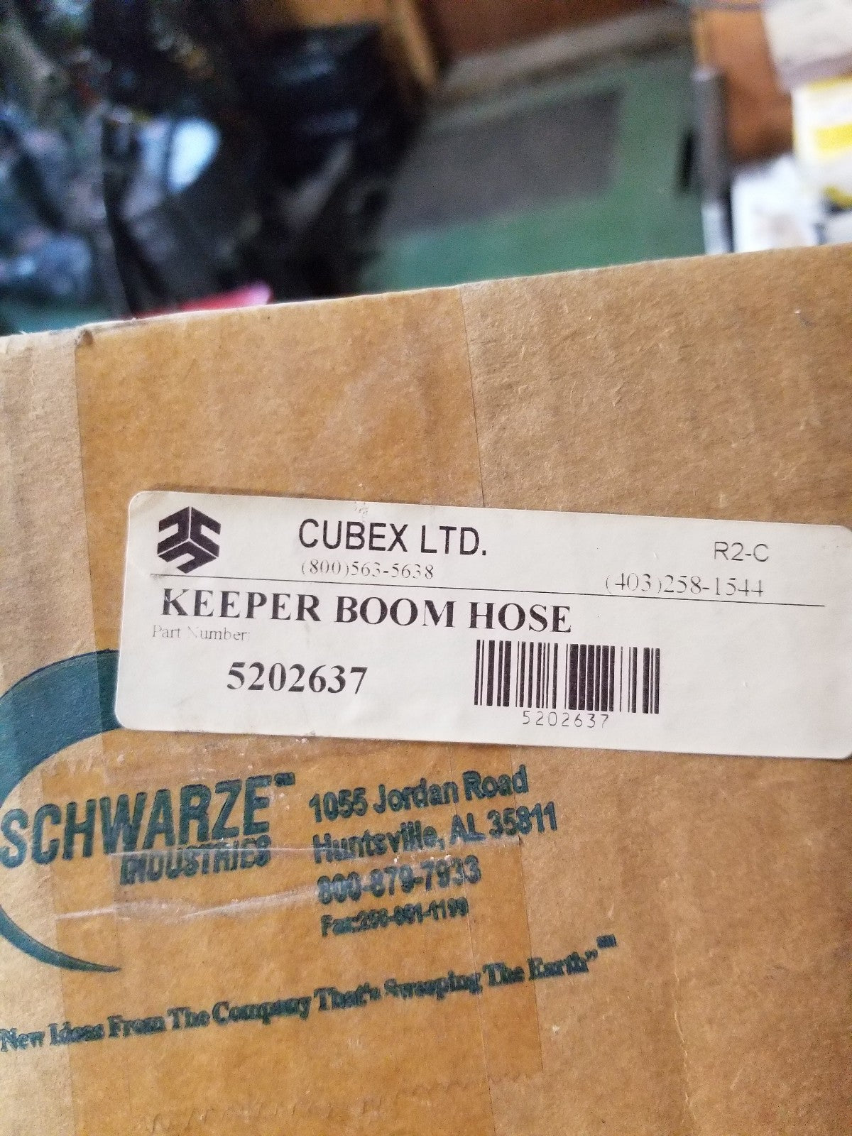 Schwarze 5202637 Keeper Boom Hose