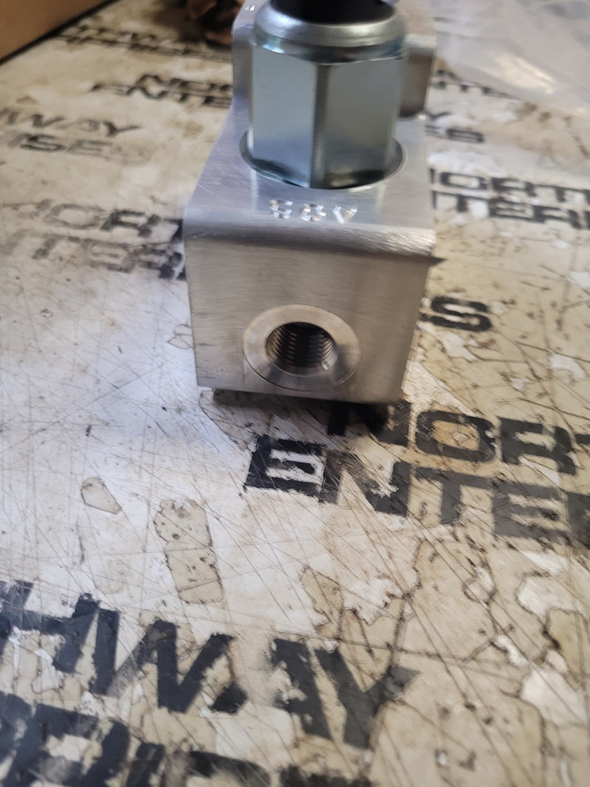 5308313 Cummins OEM ISX Fluid Doser Shutoff Hydraulic Solenoid Valve Block Part