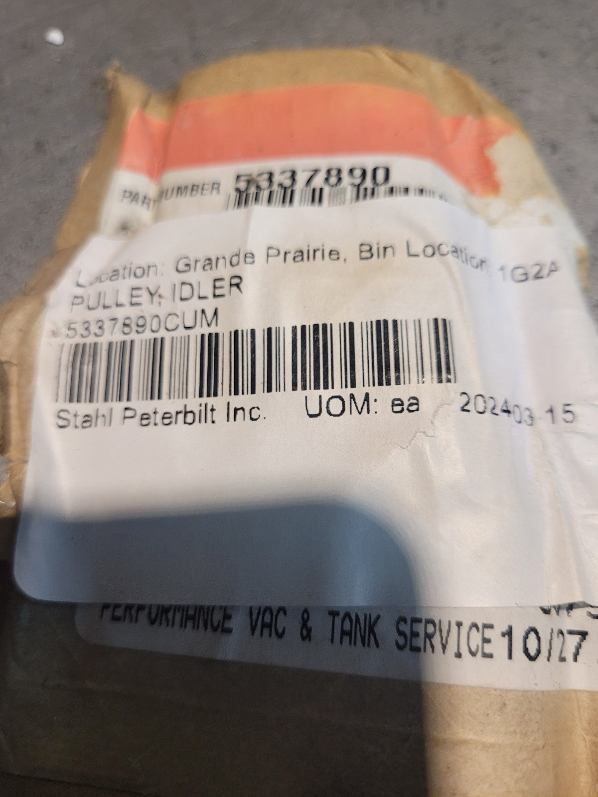 NEW GENUINE OEM Cummins 5337890 Idler Pulley