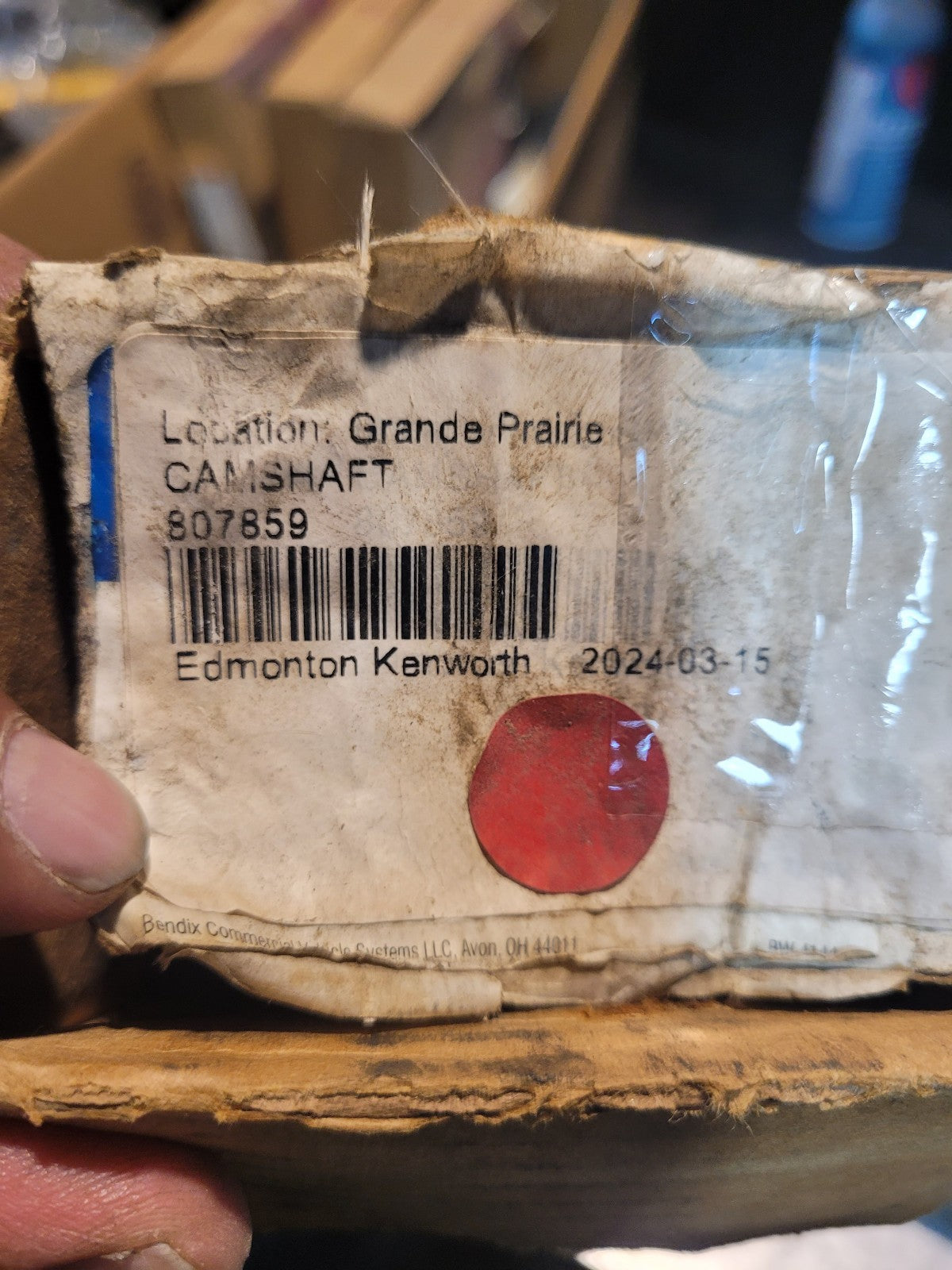 BENDIX 807859 BRAKE CAMSHAFT S CAM