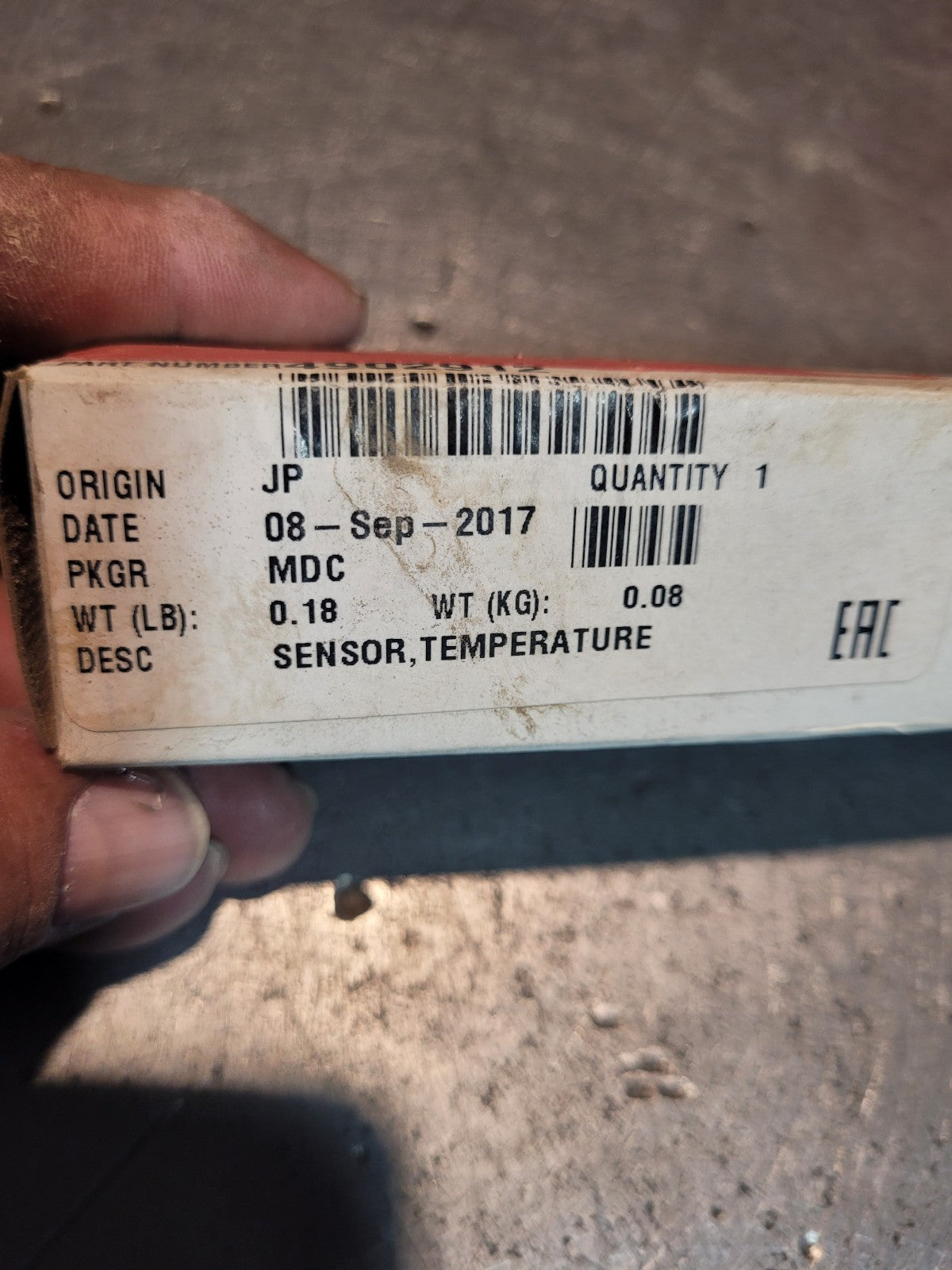 NEW OEM GENUINE CUMMINS 4902912 exhaust gas temperature sensor