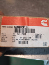 NEW OEM GENUINE CUMMINS 5308314 Doser Fluid Shutoff Valve