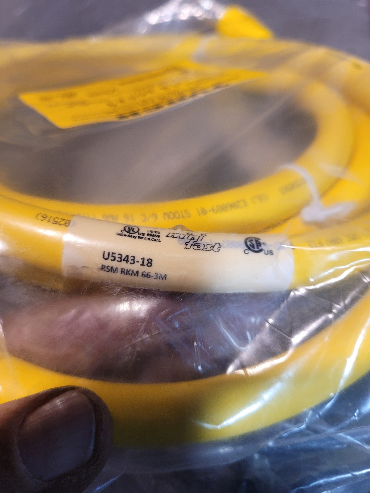 New Turck RSM-RKM 66-3M ACTUATOR SENSOR CORDSET