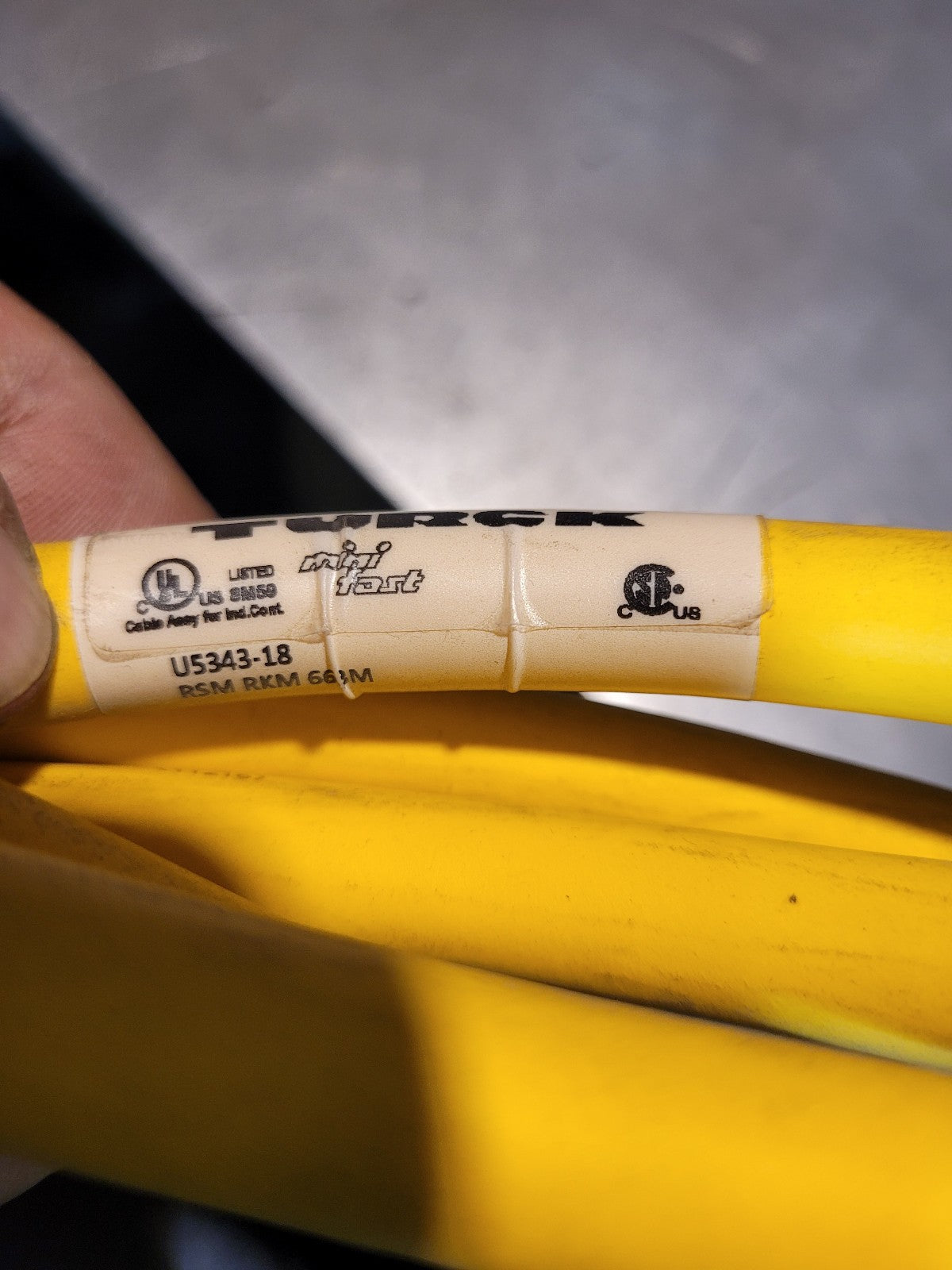 USED Turck RSM-RKM 66-3M ACTUATOR SENSOR CORDSET