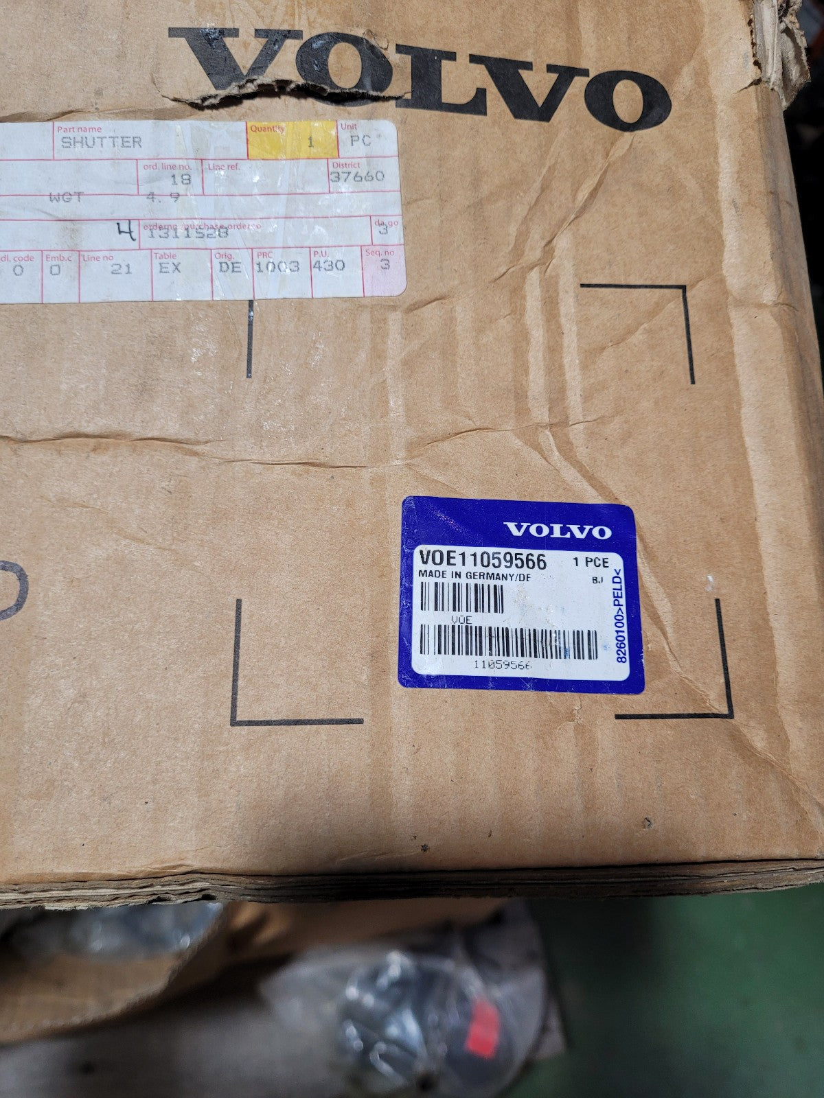 New OEM VOLVO VOE11059566 11059566 SHUTTER