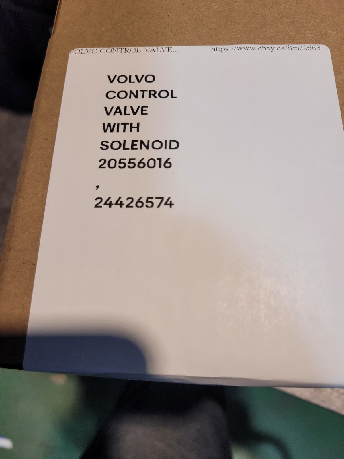 New GENUINE VOLVO VOE20556016 20556016 CONTROL VALVE