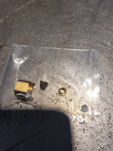 LOT OF 3 PC Agilent 5181-7481 Ferrule Set Brass Swagelok, 1/8" Nut
