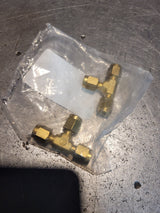 2PCS NEW Agilent 5180-4160 Gas phase brass tee