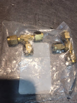 2PCS NEW Agilent 5180-4160 Gas phase brass tee