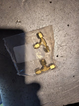 2PCS NEW Agilent 5180-4160 Gas phase brass tee