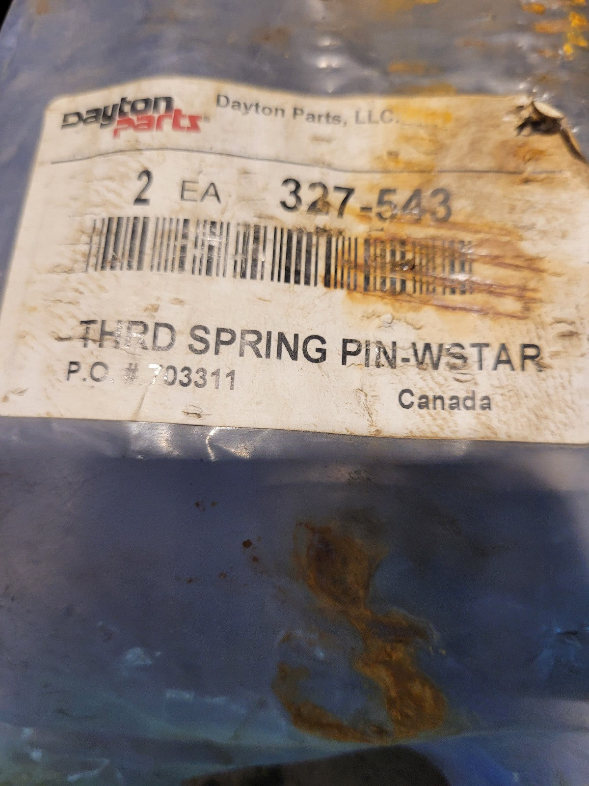 Dayton Parts 327-543 2-Pack Multi-Purpose Leaf Spring Pins