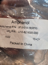 U10-821630-000 AMPHENOL CONNECTOR RECEPTACLE