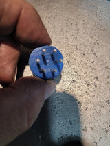 LOT OF 4PC - U10-825810-12P 6 Position Circular Connector Insert