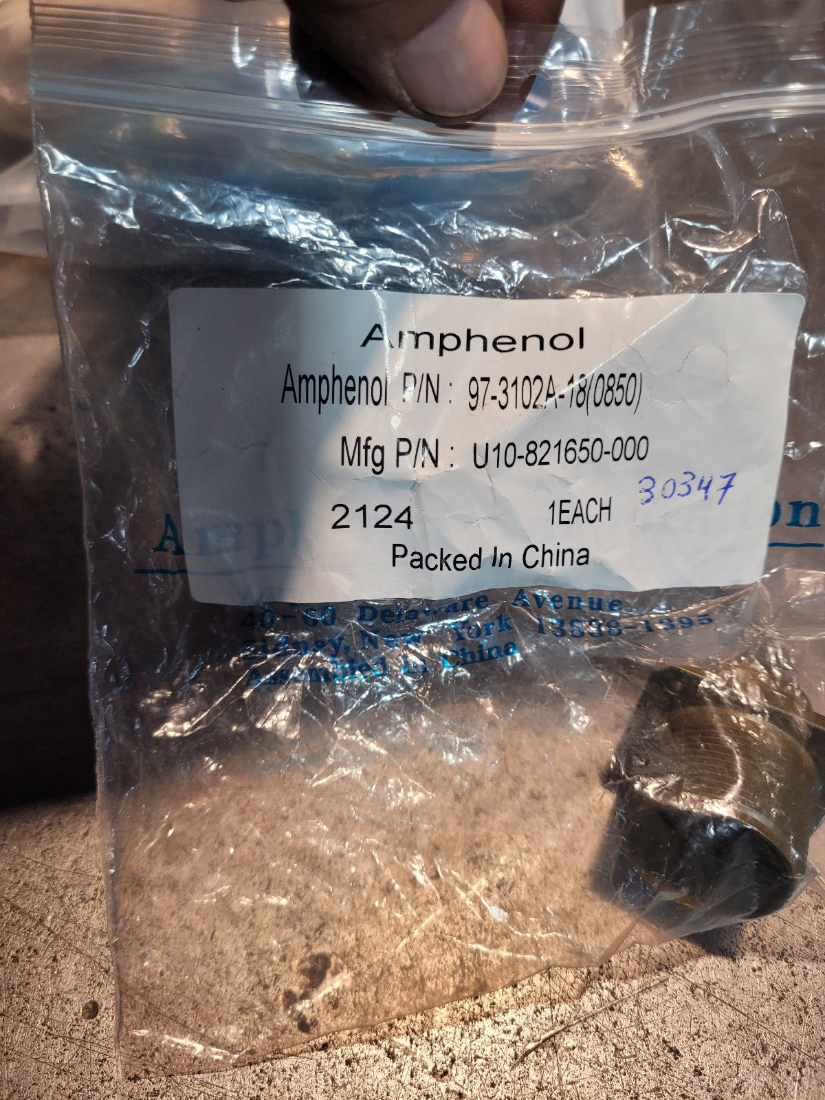 Amphenol 97-3102A-18 U10-821650-000 Connector