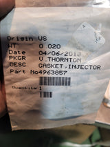 Cummins Genuine 4963857 Fuel Dozer Injector Gasket