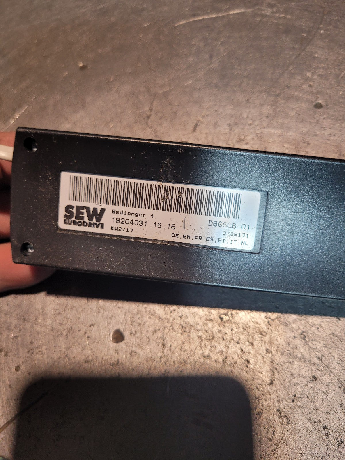 NEW OPEN BOX 18204031.16.16 For SEW EURODRIVE Control Unit Keypad  DBG60B-01