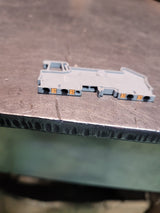 1 BOX OF 50PC - 3208197-31254 Terminal Block Connector 4 Position Feed Through