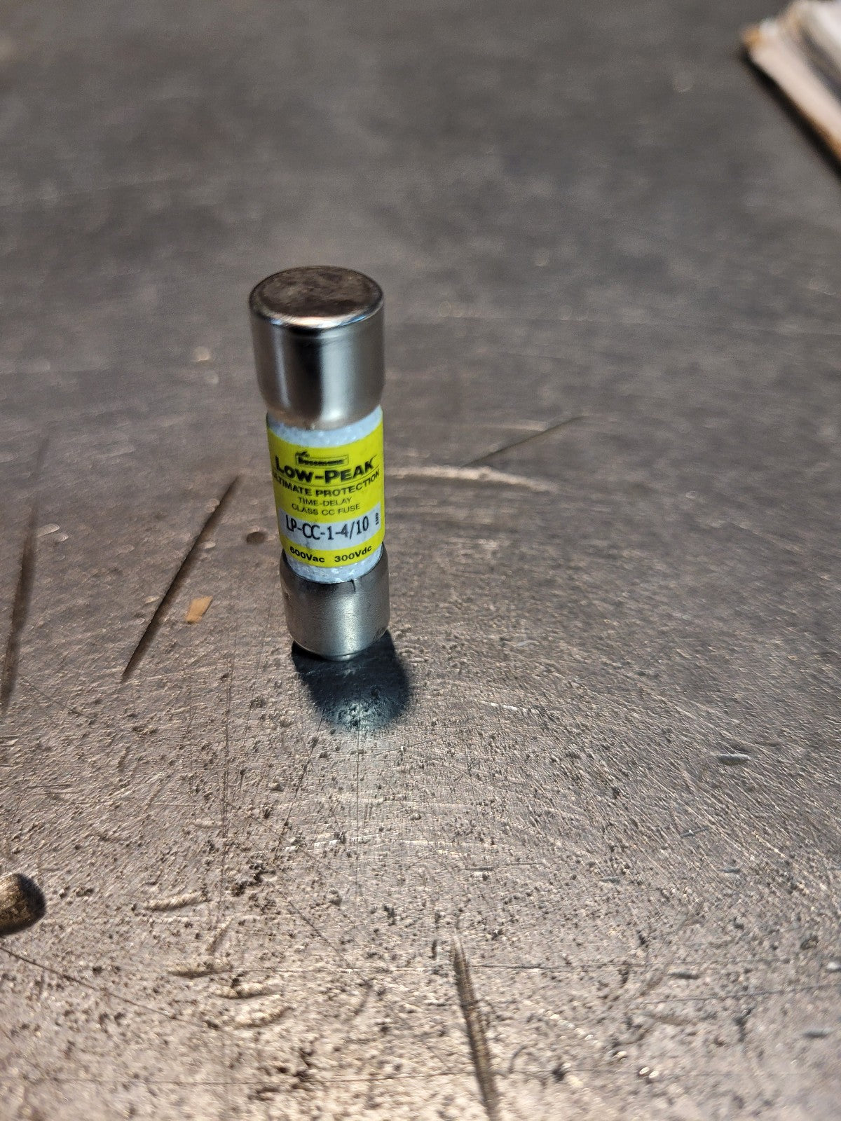 1 BAG OF 60pc CC-1-4/10 BUSSMANN TIME DELAY FUSE