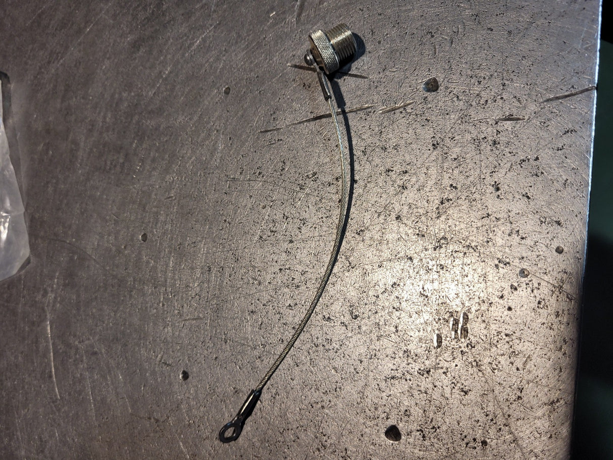 Turck FS-CC Connector, Dust Cover, M12 Male, w/6 Inch SS