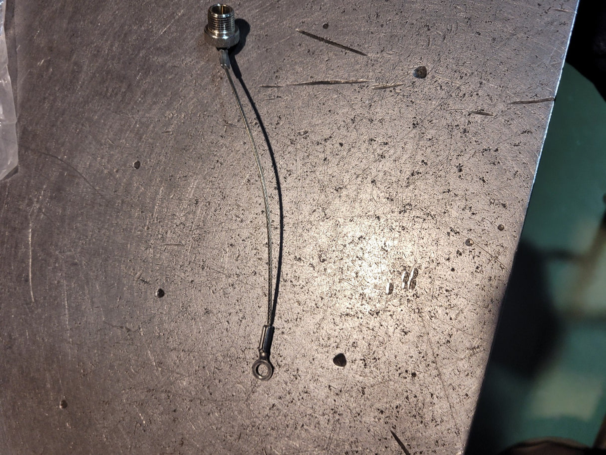 Turck FS-CC Connector, Dust Cover, M12 Male, w/6 Inch SS