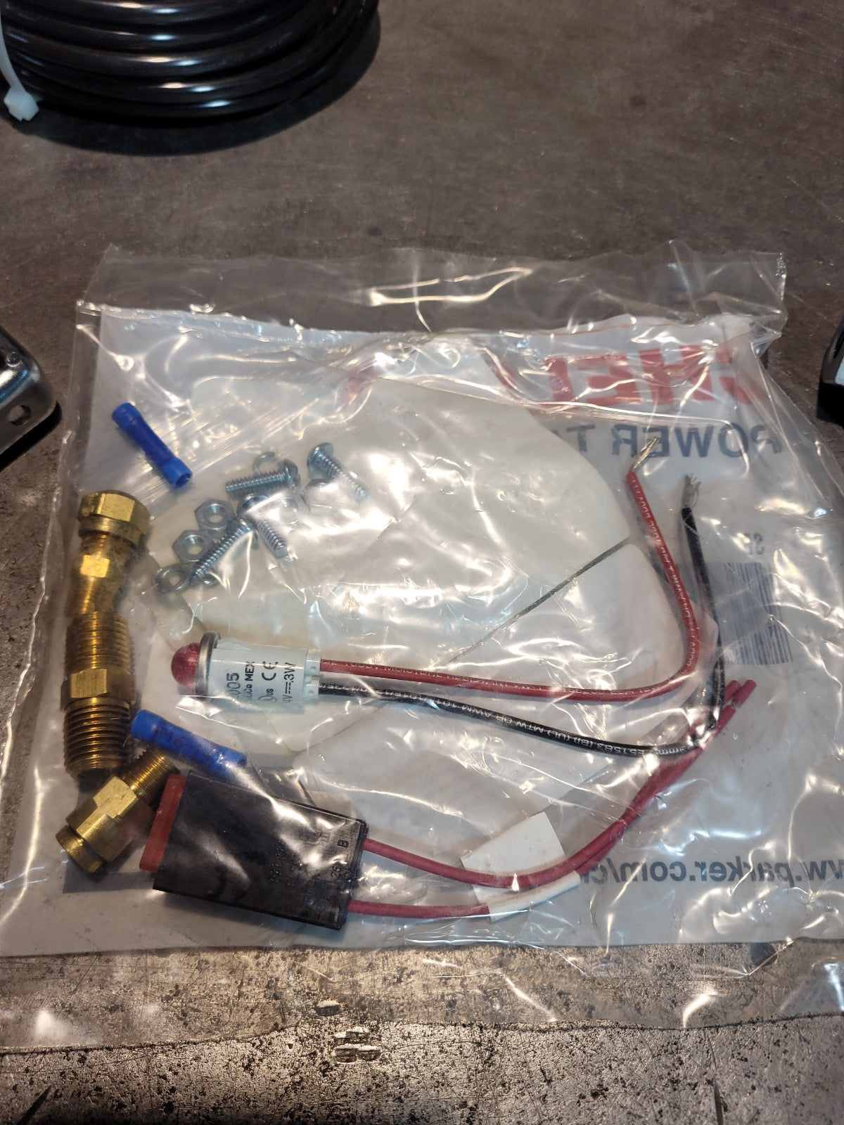 Chelsea 328388-98X Parker PTO Cab Control Air Shift Cylinder Installation Kit