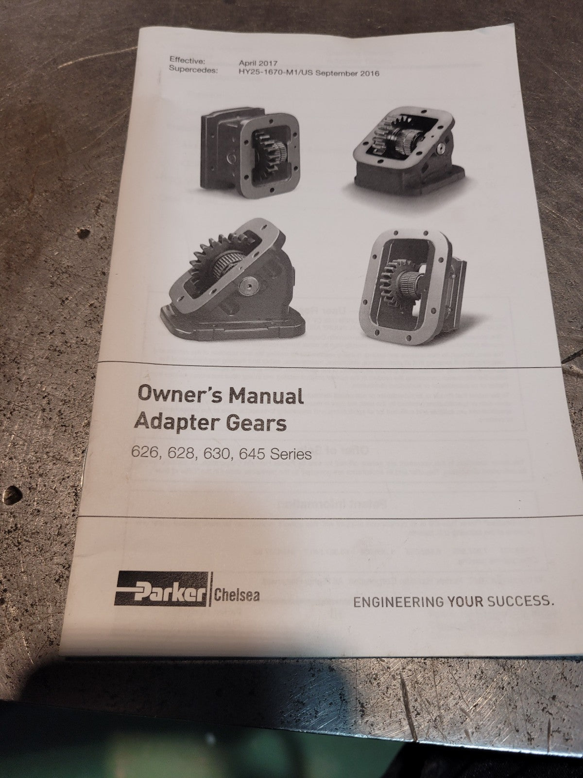 Chelsea 328388-98X Parker PTO Cab Control Air Shift Cylinder Installation Kit
