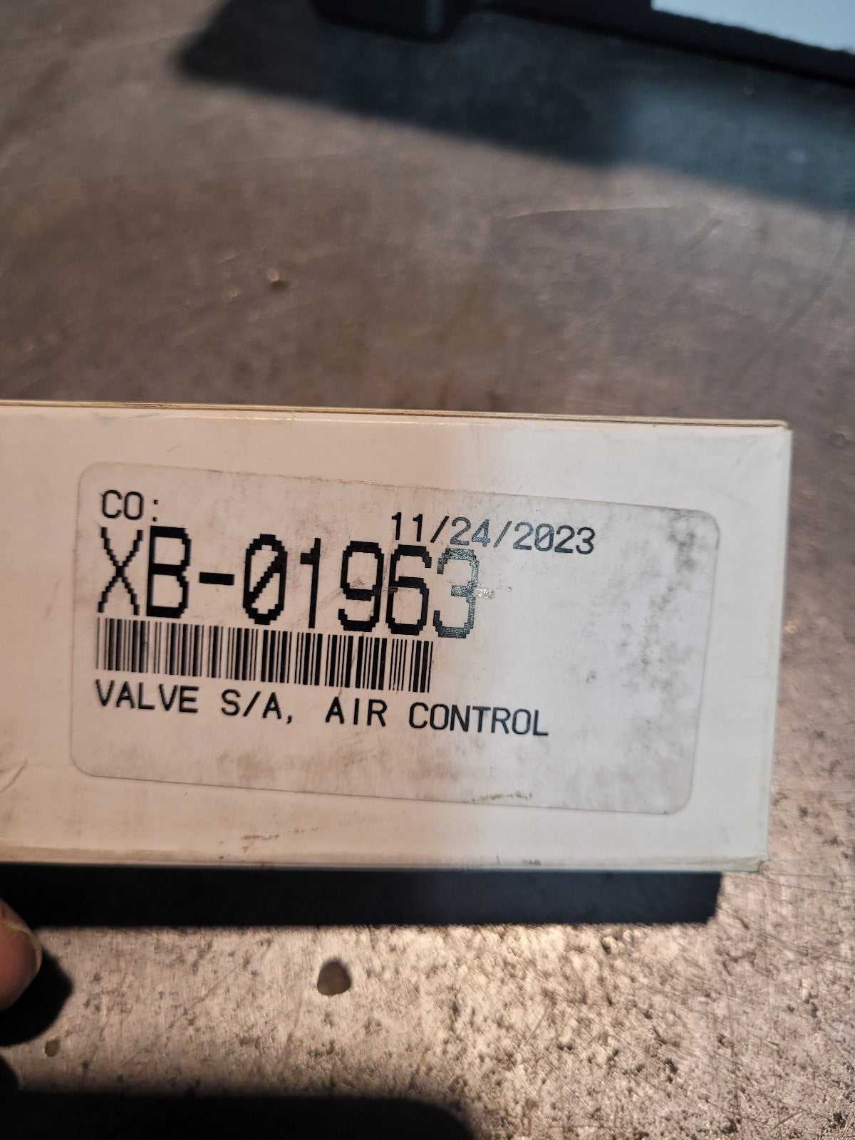 XB-01963 AIR CONTROL SWITCH RD-5-3827-10
