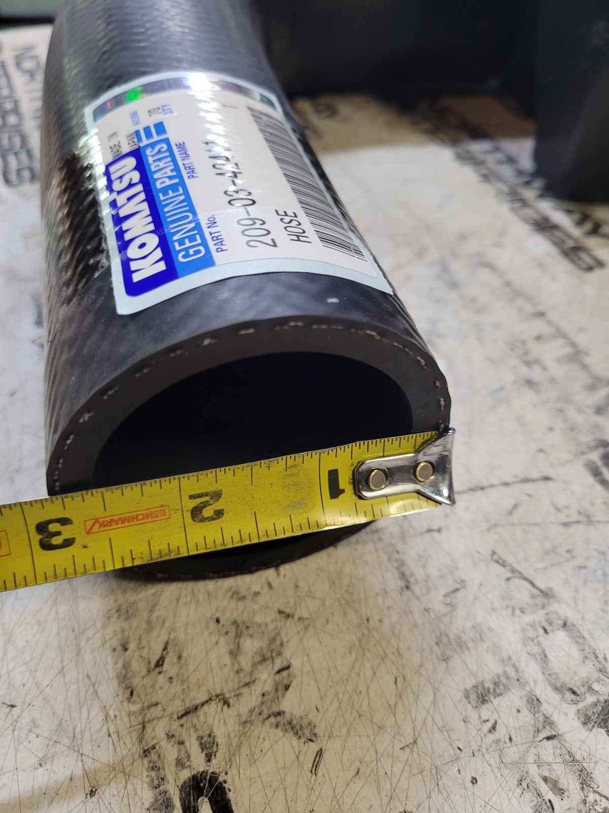 209-03-42411 New Genuine OEM Komatsu Excavator Hose