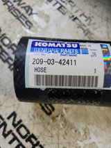 209-03-42411 New Genuine OEM Komatsu Excavator Hose