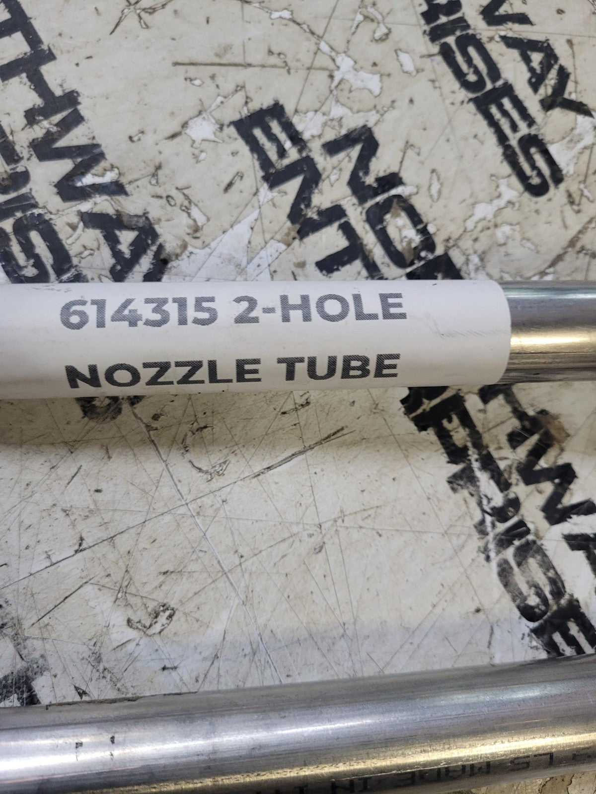 614315 2 Hole Nozzle Tube for ATV 6' Boom (No Nozzles)