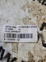 K-8126446-52 GEFCO 31229 0941 CARTRIDGE VALVE