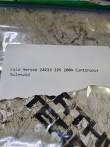 NEW Cole Hersee 24213 12V 200A Continuous Solenoid