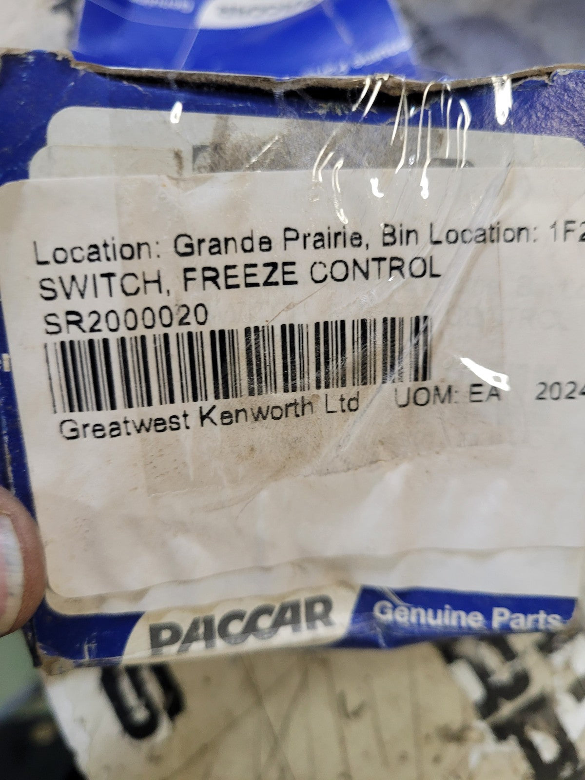 SR2000020 Thermostatic Switch Fits Paccar, Red Dot 71R3160, RD-5-8938-0P