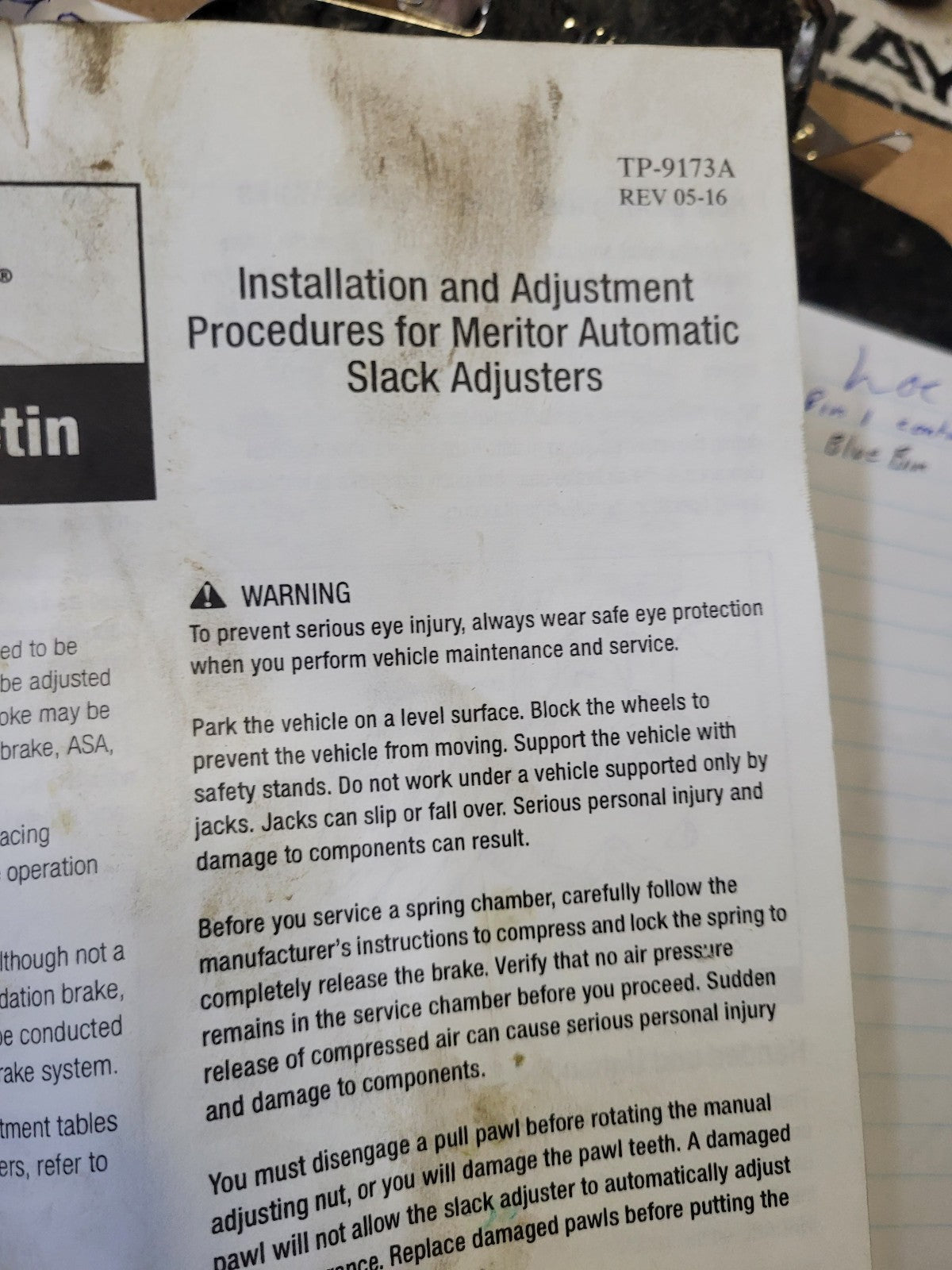 1.5" x 28 Spline 6" Automatic slack adjuster for Meritor R803112