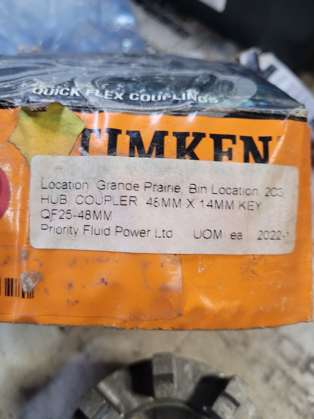 TIMKEN QF25-48MM HUB COUPLER  48MM X 14MM KEY