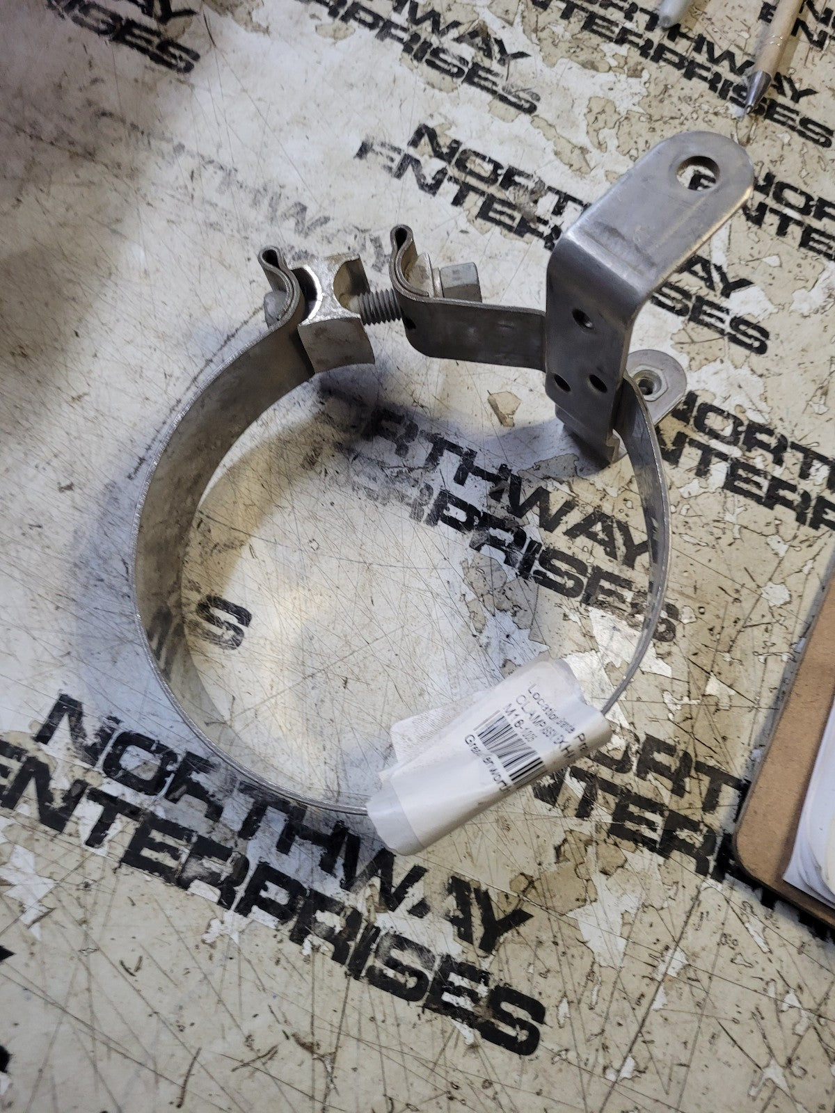 Upper Stack Clamp 5 Inch Driver Side Replaces M16-1005 For Kenworth T800 & W900