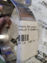 Upper Stack Clamp 5 Inch Driver Side Replaces M16-1005 For Kenworth T800 & W900